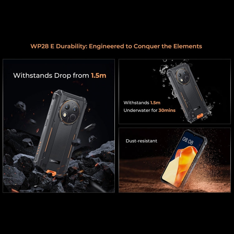 Oukitel WP28 S IP68/IP69K Rugged Phone, 4GB+128GB, Fingerprint, 6.52 inch Unisoc T606 Octa-core, NFC, OTG, Network: 4G, WP28 S Oukitel WP28 S IP68/IP69K Rugged Phone, 4GB+128GB, Fingerprint, 6.52 inch Unisoc T606 Octa-core, NFC, OTG, Network: 4G, WP28 S